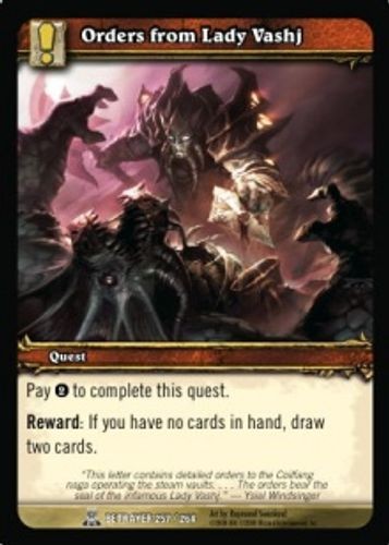 Orders from lady vashj - vashj,