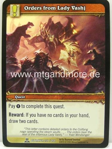 Wow ordini da lady vashj - ordini,